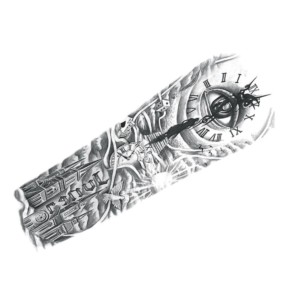 Waterproof Temporary Tattoos Sticker Full Arm Paste Fake for Adults Stage Performance Carnival Holloween Supplies type34
Waterproof Temporary Tattoos Sticker Full Arm Paste Fake for Adults Stage Performance Carnival Holloween Supplies type34