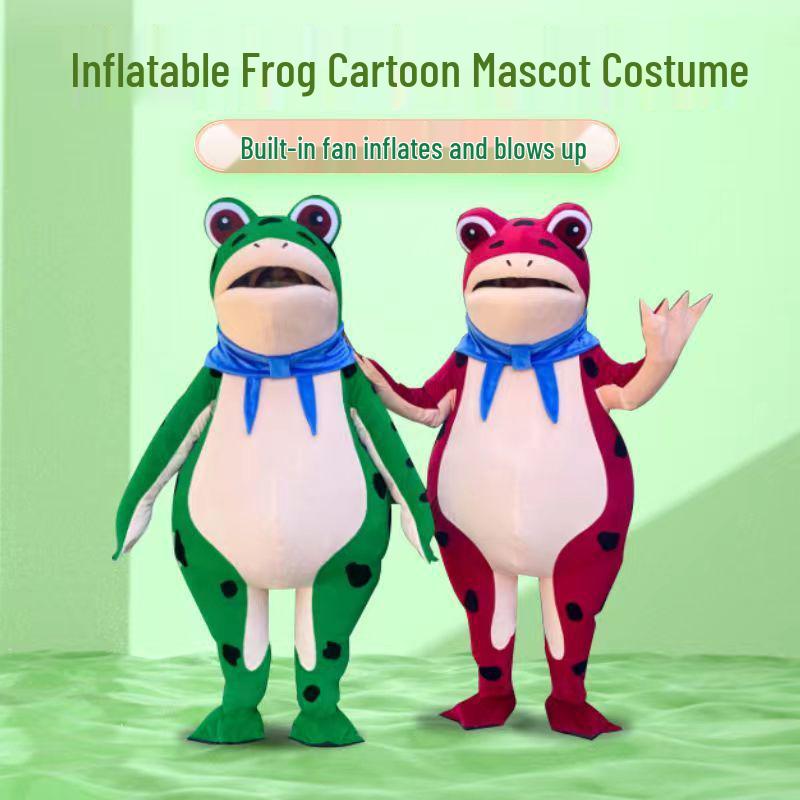 Frog Cartoon Mascot Costume - Wearable Anime Sports Meet Prop Inflatable Red Child 146-155cm
Frog Cartoon Mascot Costume - Wearable Anime Sports Meet Prop Inflatable Red Child 146-155cm