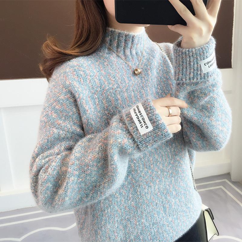 2023 Women s High Neck Loose Sweater: Trendy, Cozy Autumn/Winter Pullover One Size фіолетовий
2023 Women s High Neck Loose Sweater: Trendy, Cozy Autumn/Winter Pullover One Size фіолетовий