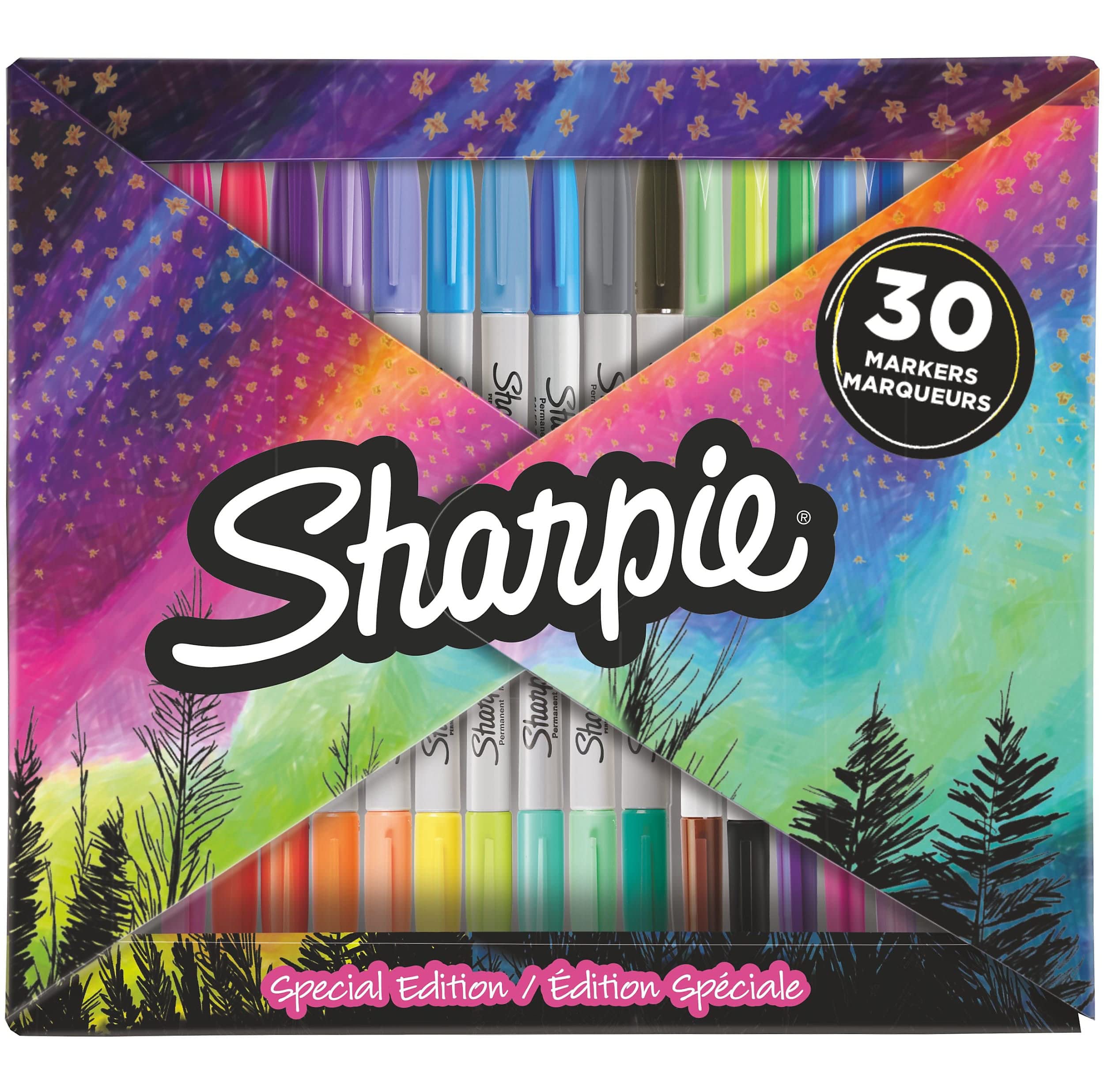 Набор перманентных маркеров Sharpie Aurora Pack Extra Fine 2158181 30 штук (F Средний/UF Пункт)
Набор перманентных маркеров Sharpie Aurora Pack Extra Fine 2158181 30 штук (F Средний/UF Пункт)