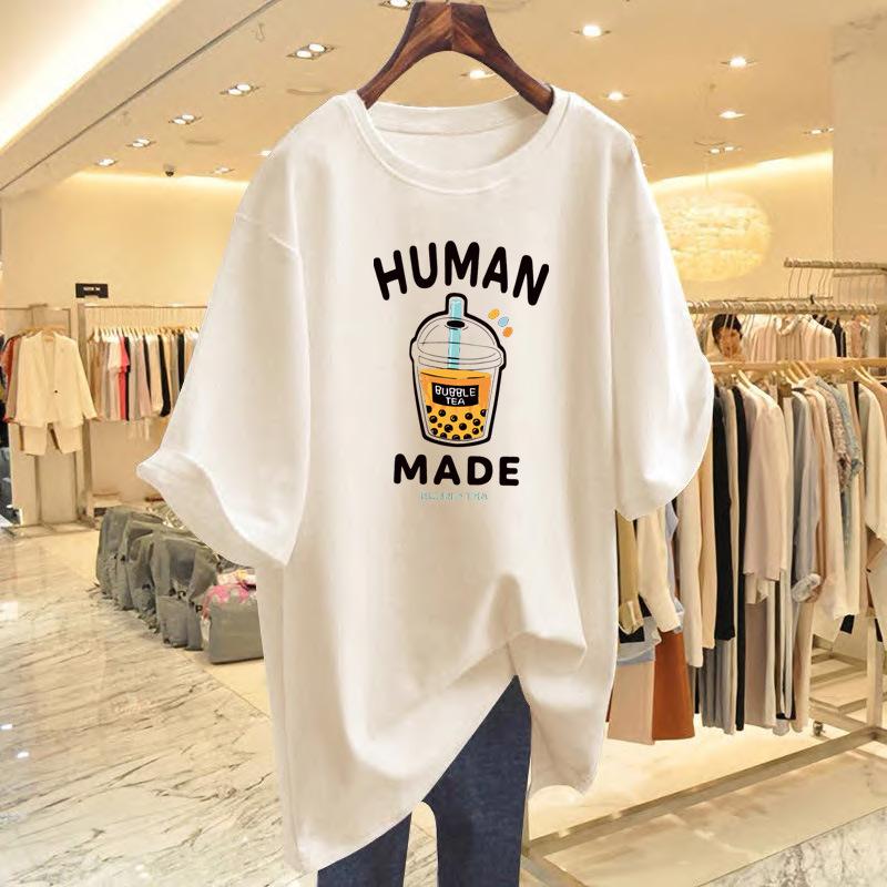 White cotton short-sleeved t-shirt women s clothing summer 2025 European new loose large version medium and long thin top XXXL
White cotton short-sleeved t-shirt women s clothing summer 2025 European new loose large version medium and long thin top XXXL