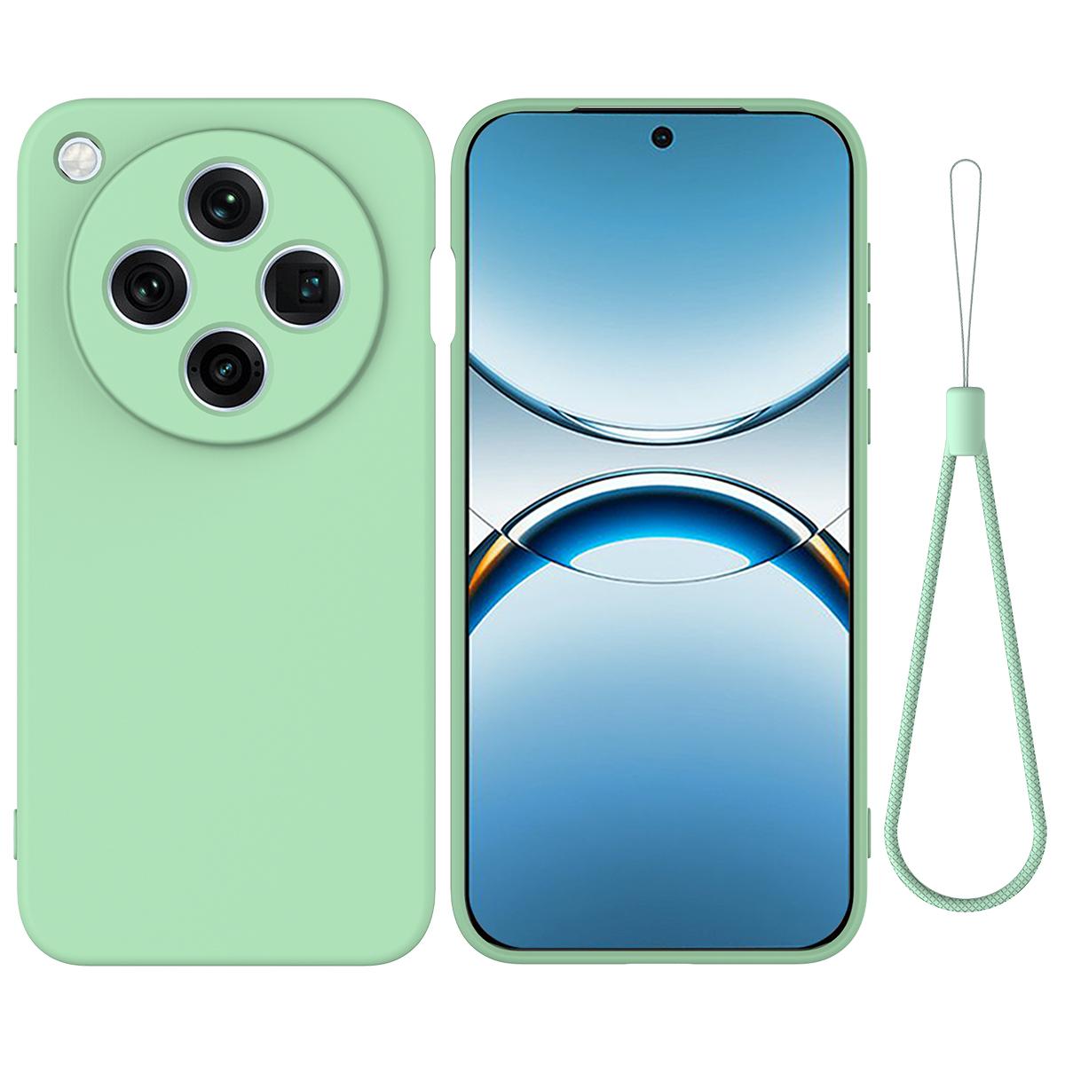 For Oppo Find X8 Pro 5G Case Liquid Silicone Phone Back Cover with Hand Strap Green
For Oppo Find X8 Pro 5G Case Liquid Silicone Phone Back Cover with Hand Strap Green