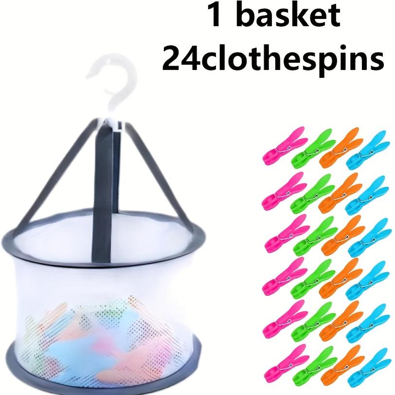 24 Hangers And a Storage Basket Set for Organizing Household Laundry, Including Underwear, Socks, And Clothes, While Optimizing Space 1 Storage Basket + 24 Plastic
24 Hangers And a Storage Basket Set for Organizing Household Laundry, Including Underwear, Socks, And Clothes, While Optimizing Space 1 Storage Basket + 24 Plastic