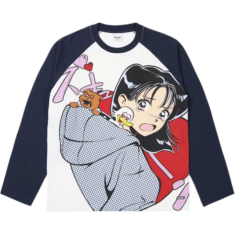 Palace Раглан с длинным рукавом, вид сзади, темно-синий/многоцветный, унисекс, топы, синий P29ES046 L
Palace Раглан с длинным рукавом, вид сзади, темно-синий/многоцветный, унисекс, топы, синий P29ES046 L