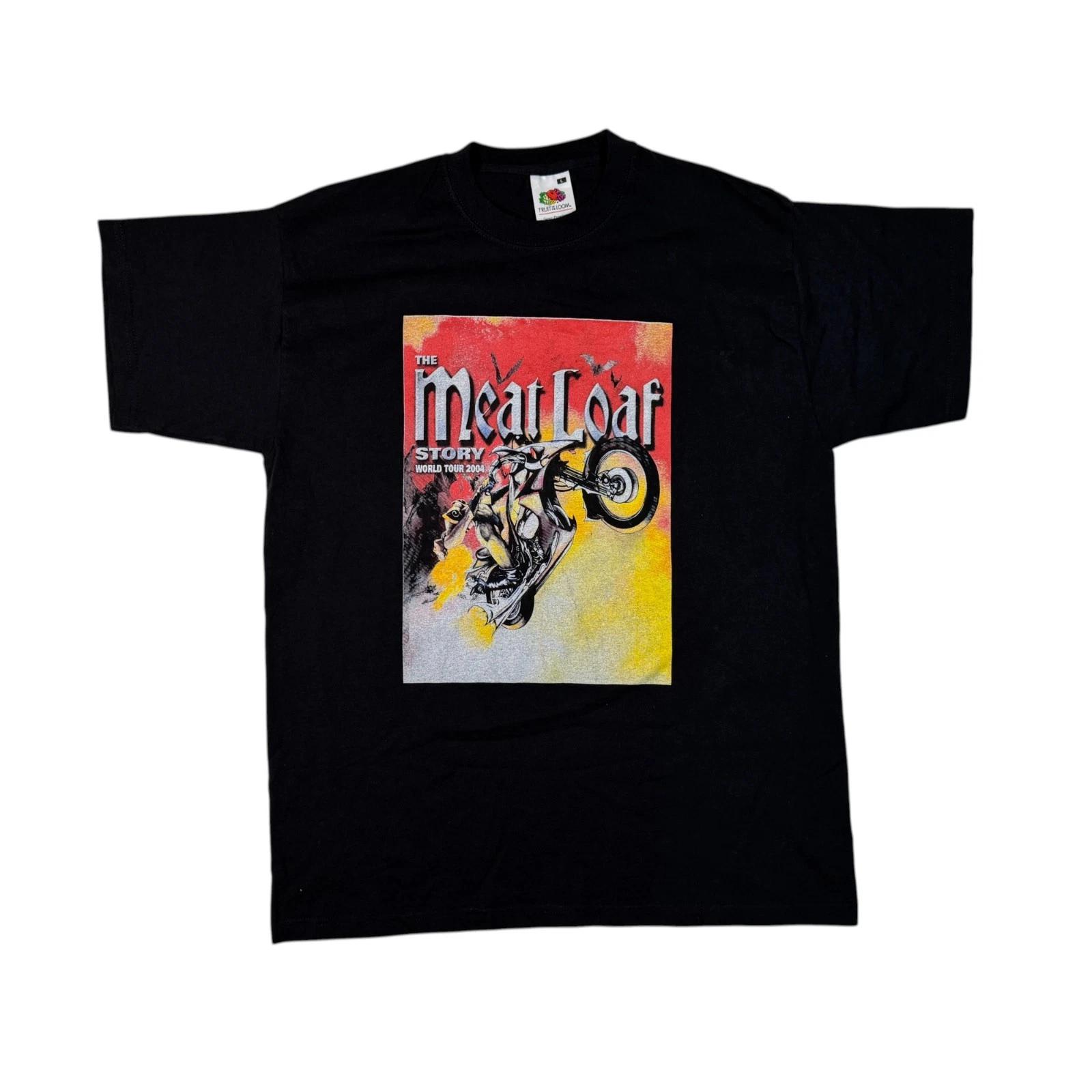 Винтажная футболка Meat Loaf The Story World Tour 2004 года Хард-рок группа L XL
Винтажная футболка Meat Loaf The Story World Tour 2004 года Хард-рок группа L XL