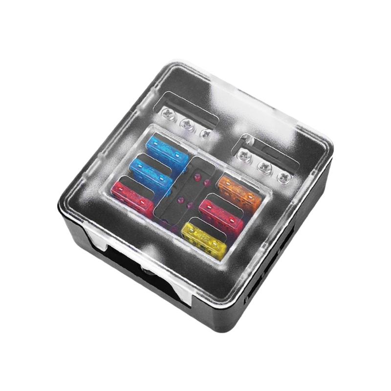 Universal 6 Way/12 Way Fuses Box ABS Fuses Holder with Clear Cover Automotive Fuses Box Plastic for Vehicle & Modification
Universal 6 Way/12 Way Fuses Box ABS Fuses Holder with Clear Cover Automotive Fuses Box Plastic for Vehicle & Modification