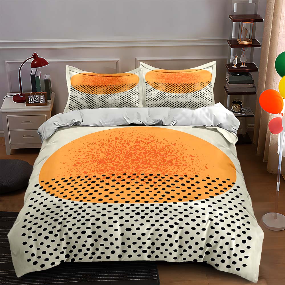 Orange gradient sphere Bedding Duvet cover sets Duvet covers Pillowcases gifts (1 * Duvet Cover 2 * Pillowcases, without duvet insert) 135x200cm
Orange gradient sphere Bedding Duvet cover sets Duvet covers Pillowcases gifts (1 * Duvet Cover 2 * Pillowcases, without duvet insert) 135x200cm