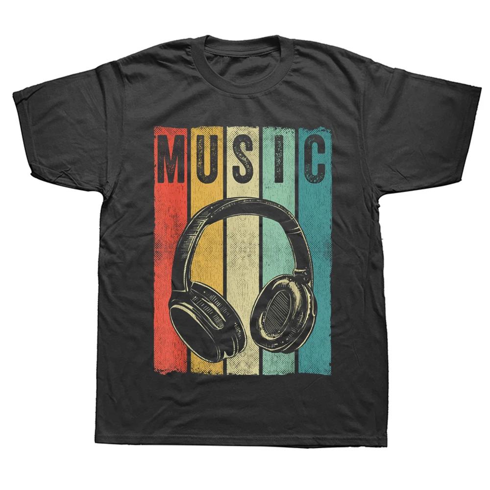 Fun electronic music lovers DJ gift vintage retro headphones T-shirt pattern cotton street short sleeve vintage made old T-shirt 4XL
Fun electronic music lovers DJ gift vintage retro headphones T-shirt pattern cotton street short sleeve vintage made old T-shirt 4XL