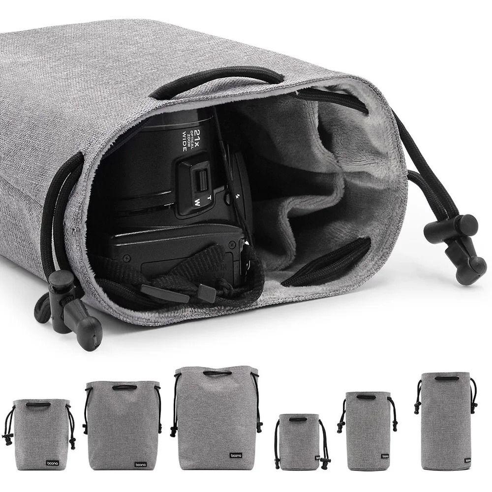 Dustproof DSLR Drawstring Bag Adjustable Strap Lens Protective Case for Camera S-Round Pink
Dustproof DSLR Drawstring Bag Adjustable Strap Lens Protective Case for Camera S-Round Pink