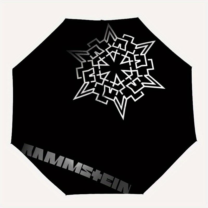 1pc Rammstein Automatic Folding Umbrella, Portable Design with 8 Ribs, Casual Outdoor Accessory HolidayBirthday Gifts y250814005
1pc Rammstein Automatic Folding Umbrella, Portable Design with 8 Ribs, Casual Outdoor Accessory HolidayBirthday Gifts y250814005
