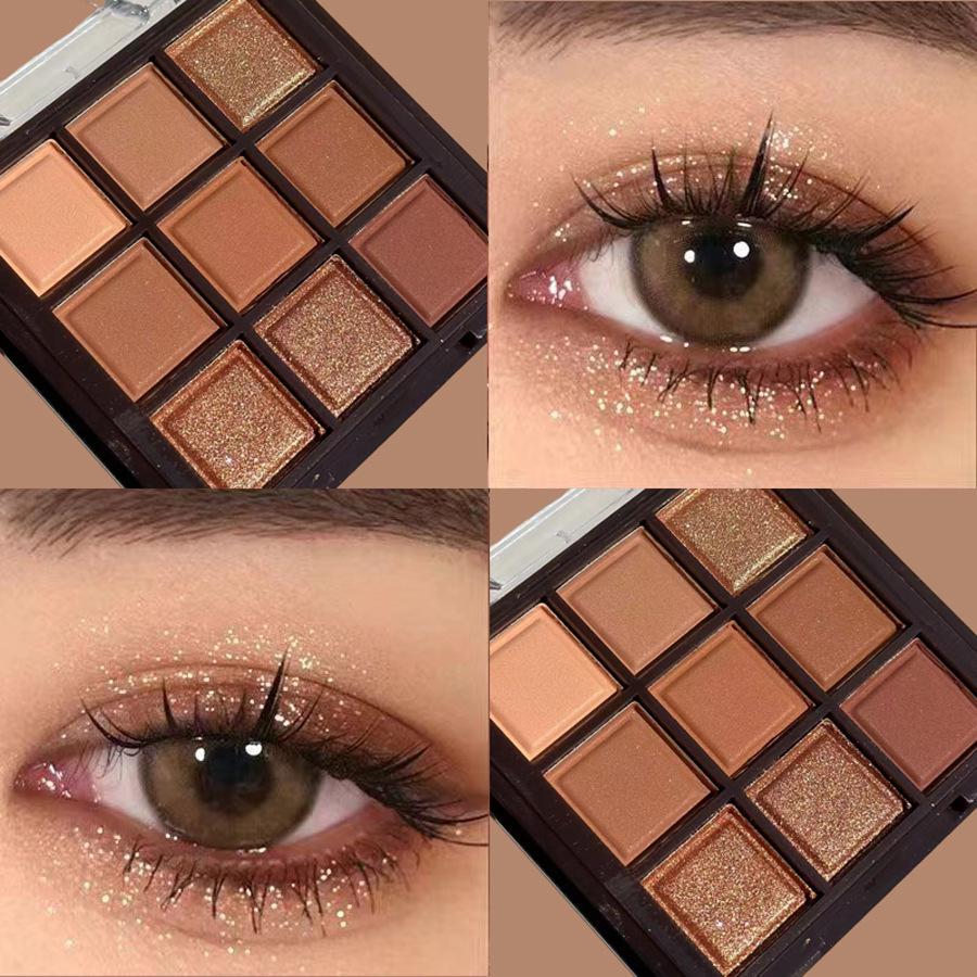 New Earthy Chocolate Eyeshadow Palette - Nine Color, Matte & Shimmer, Waterproof for Daily Use
New Earthy Chocolate Eyeshadow Palette - Nine Color, Matte & Shimmer, Waterproof for Daily Use