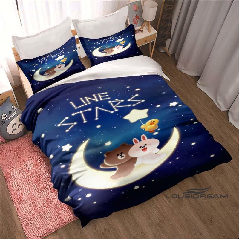 Kawaii Cartoon BROWN & FRIENDS Printed Bedding Set – Duvet Cover Set – A Luxurious Gift for Teen Girls, Suitable for Double/Sing 135x200cm
Kawaii Cartoon BROWN & FRIENDS Printed Bedding Set – Duvet Cover Set – A Luxurious Gift for Teen Girls, Suitable for Double/Sing 135x200cm