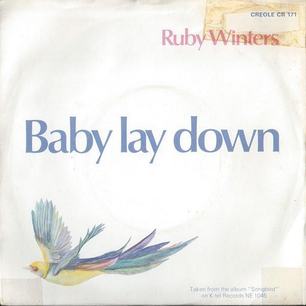7inch Record RUBY WINTERS - Baby Lay Down / Lovin Me Is A Full CR171 Creole Records 1979 UK Soul/Funk Used
7inch Record RUBY WINTERS - Baby Lay Down / Lovin Me Is A Full CR171 Creole Records 1979 UK Soul/Funk Used