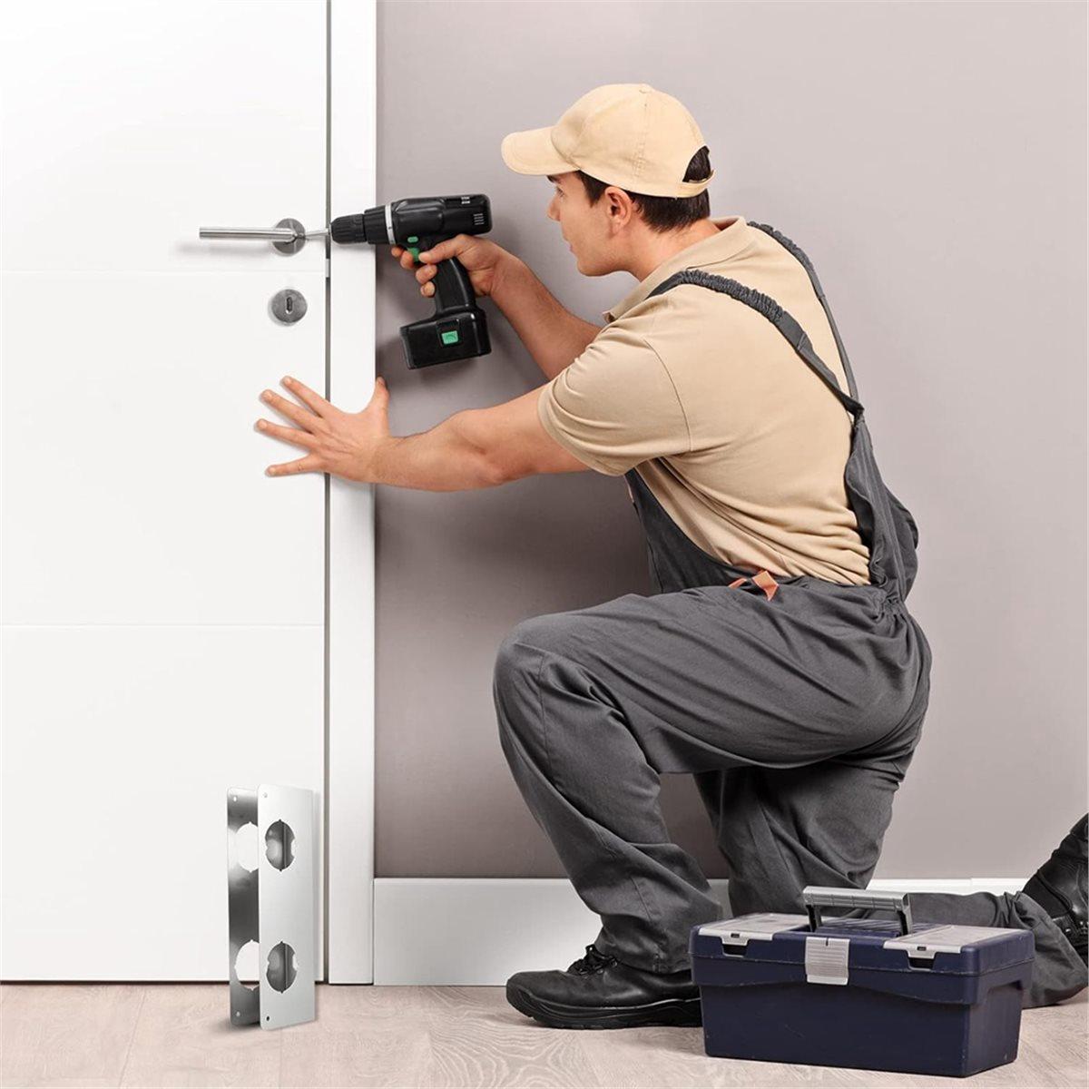 BHBL Lock and Door Reinforcer Plate, Reinforce and Repair Doors, Deadbolt Cover Plate 2-3/8 in Backset,1-3/4 in Thickness China Mainland
BHBL Lock and Door Reinforcer Plate, Reinforce and Repair Doors, Deadbolt Cover Plate 2-3/8 in Backset,1-3/4 in Thickness China Mainland