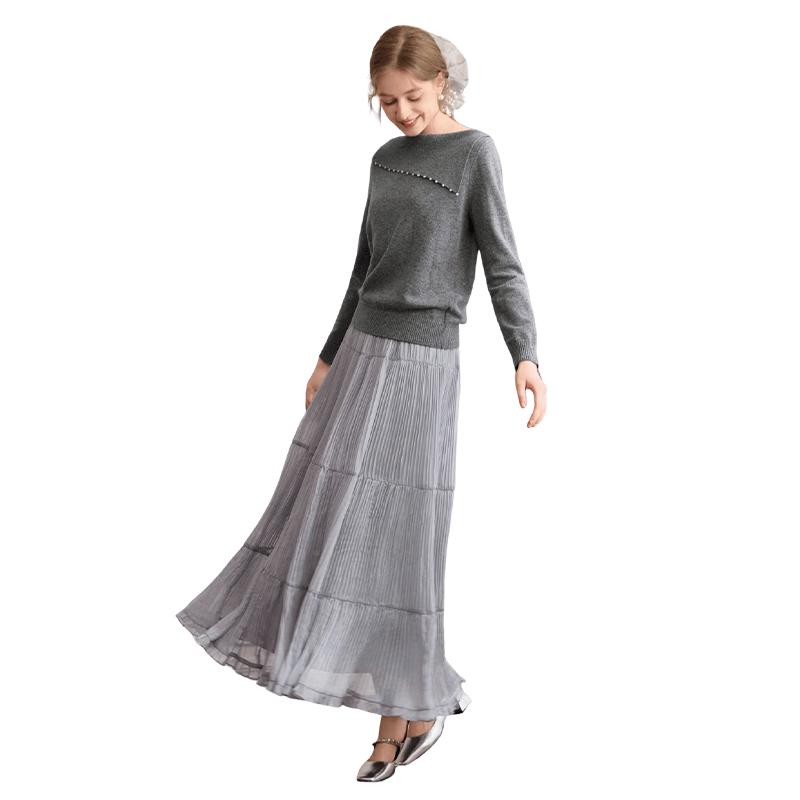 Xiangying Women s Beaded One-Shoulder Wool Blend Knit Sweater XL
Xiangying Women s Beaded One-Shoulder Wool Blend Knit Sweater XL