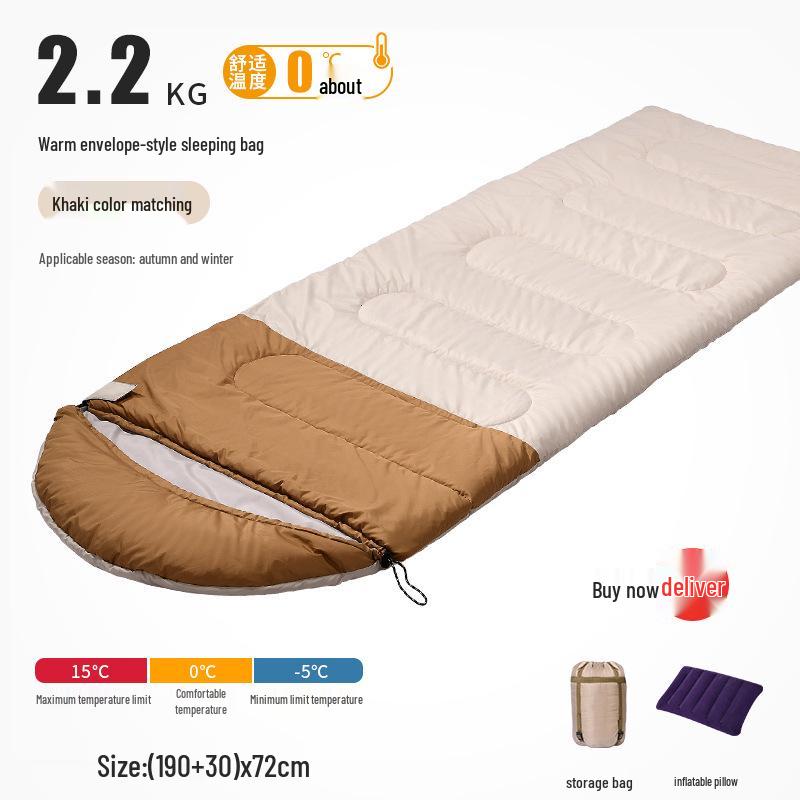 Adult Single Down Sleeping Bag for Winter Camping, Thickened to -30°C, Portable for Outdoors, Office, or Student Use
Adult Single Down Sleeping Bag for Winter Camping, Thickened to -30°C, Portable for Outdoors, Office, or Student Use