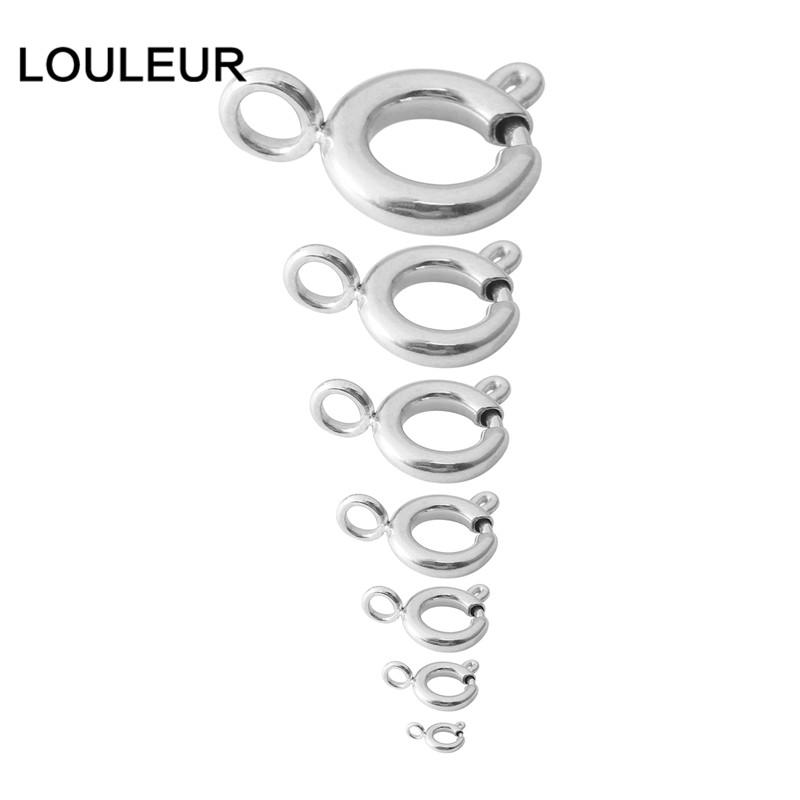 5pcs/Lot 5-18mm Gold Color Stainless Steel Spring Ring Clasp With Open Jump Ring Jewelry Clasp For Necklace Bracelet Connectors 5mm
5pcs/Lot 5-18mm Gold Color Stainless Steel Spring Ring Clasp With Open Jump Ring Jewelry Clasp For Necklace Bracelet Connectors 5mm