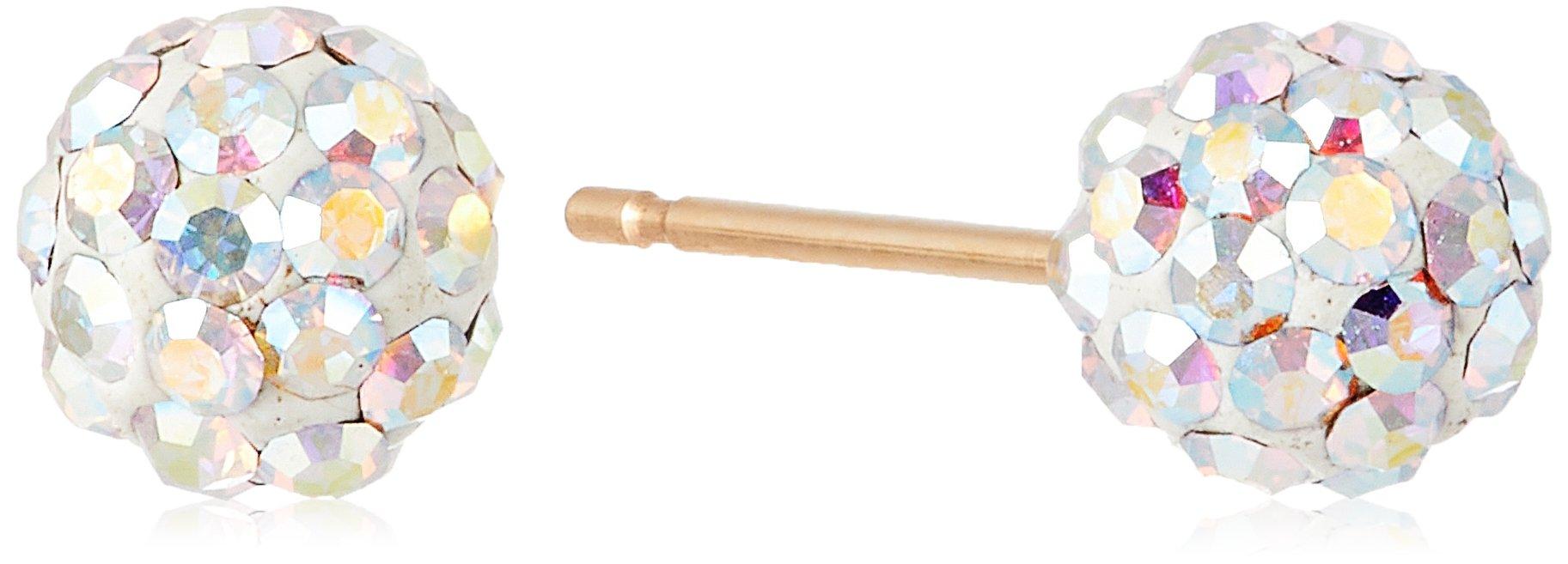 ESTELLE Rhinestone 10K Yellow Gold Earrings (Aurora) 0222-5837-0018-0000
ESTELLE Rhinestone 10K Yellow Gold Earrings (Aurora) 0222-5837-0018-0000