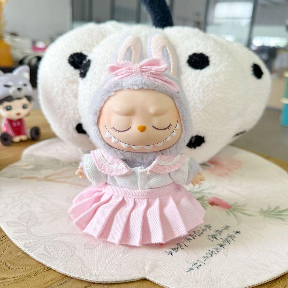 Dress Up Labubu Doll s Clothes Handmade 17cm Plush Dolls Clothes Kids Girls Toys чорний
Dress Up Labubu Doll s Clothes Handmade 17cm Plush Dolls Clothes Kids Girls Toys чорний