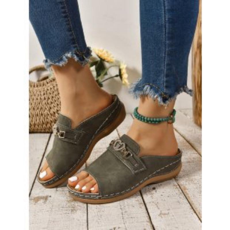 Женские сандалии на танкетке с открытым носком, платформа с металлической пряжкой, пляжные шлепанцы, летняя повседневная обувь больших размеров 43 армия зеленый
Женские сандалии на танкетке с открытым носком, платформа с металлической пряжкой, пляжные шлепанцы, летняя повседневная обувь больших размеров 43 армия зеленый