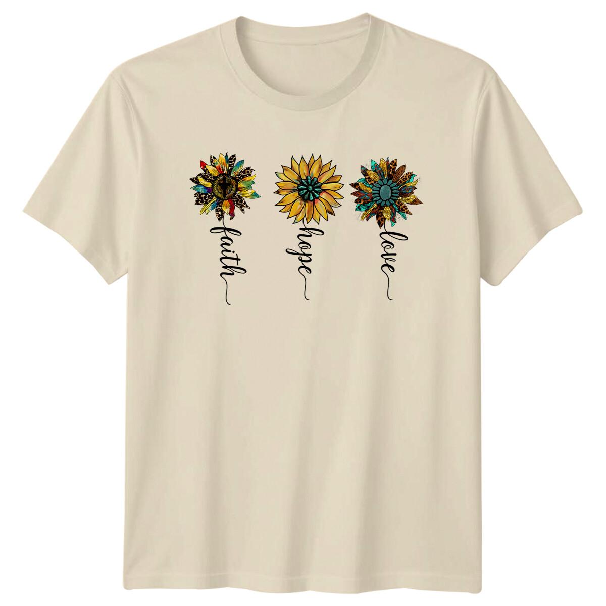 Faith Hope Love Sunflower Christian T-Shirt 4XL
Faith Hope Love Sunflower Christian T-Shirt 4XL