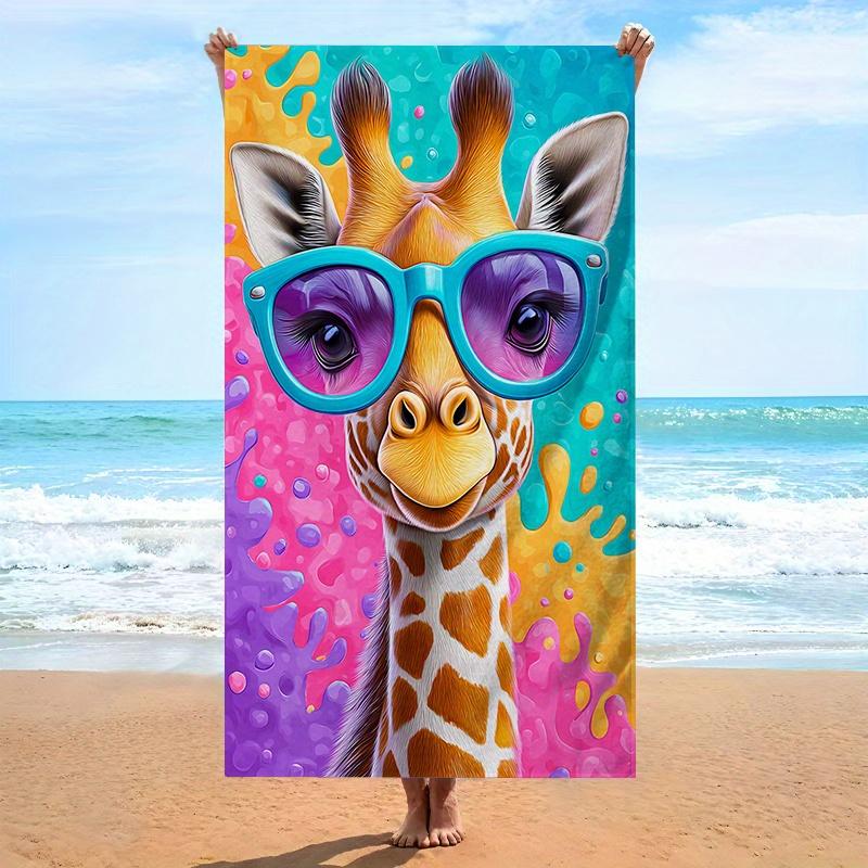 Colorful Giraffe Lively Animal Design Towel, Soft Microfiber for Swimming Travel Camping W30*H60(CM)
Colorful Giraffe Lively Animal Design Towel, Soft Microfiber for Swimming Travel Camping W30*H60(CM)