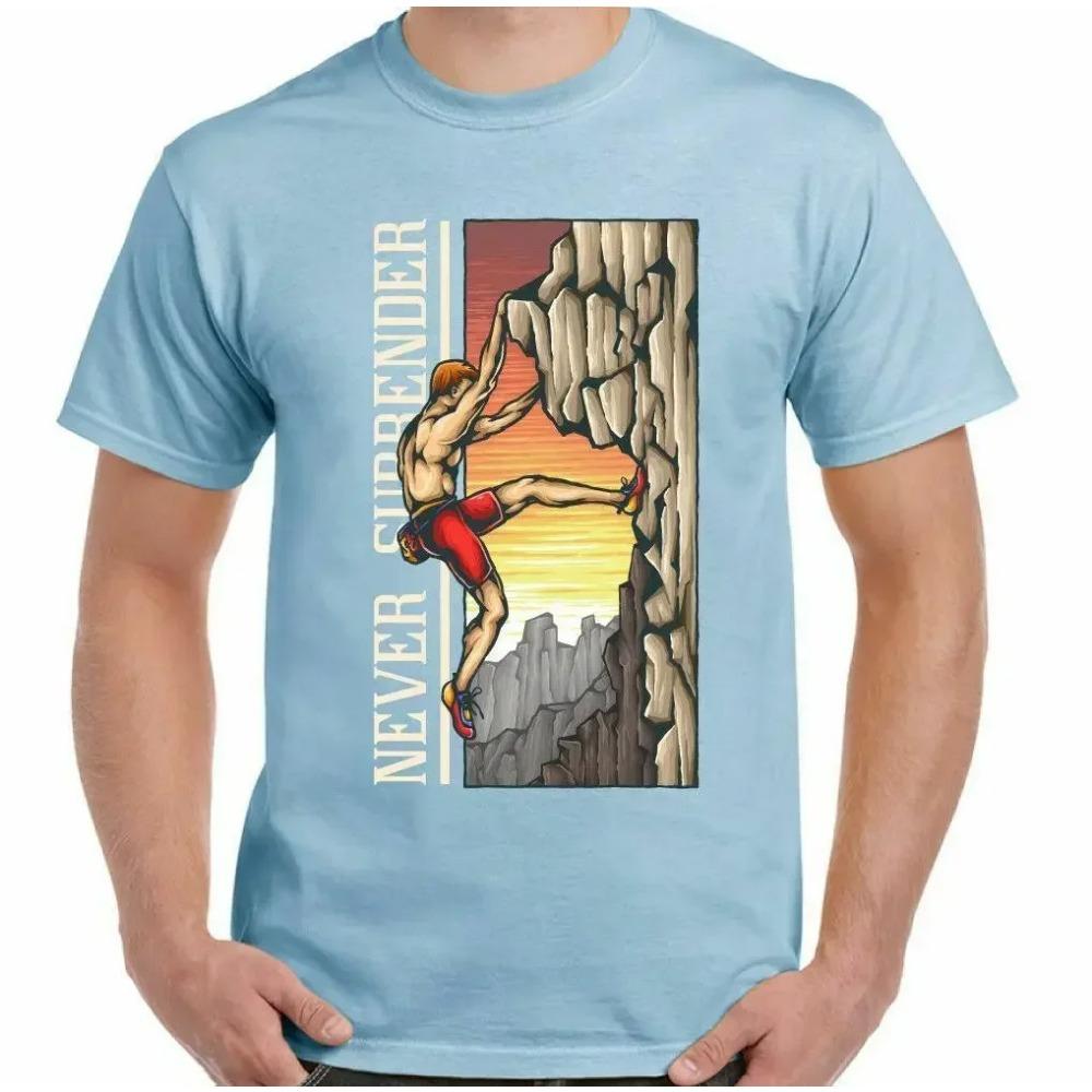 Никогда не сдавайся Мужская смешная футболка для скалолазания Climber Climb XXXXXL
Никогда не сдавайся Мужская смешная футболка для скалолазания Climber Climb XXXXXL