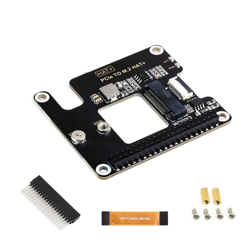 High Speed PCIe to M.2 NVME Adapter HAT Expand Storage Capacity for NVMe SSDs with 16Pin Cable GPIO Header
High Speed PCIe to M.2 NVME Adapter HAT Expand Storage Capacity for NVMe SSDs with 16Pin Cable GPIO Header