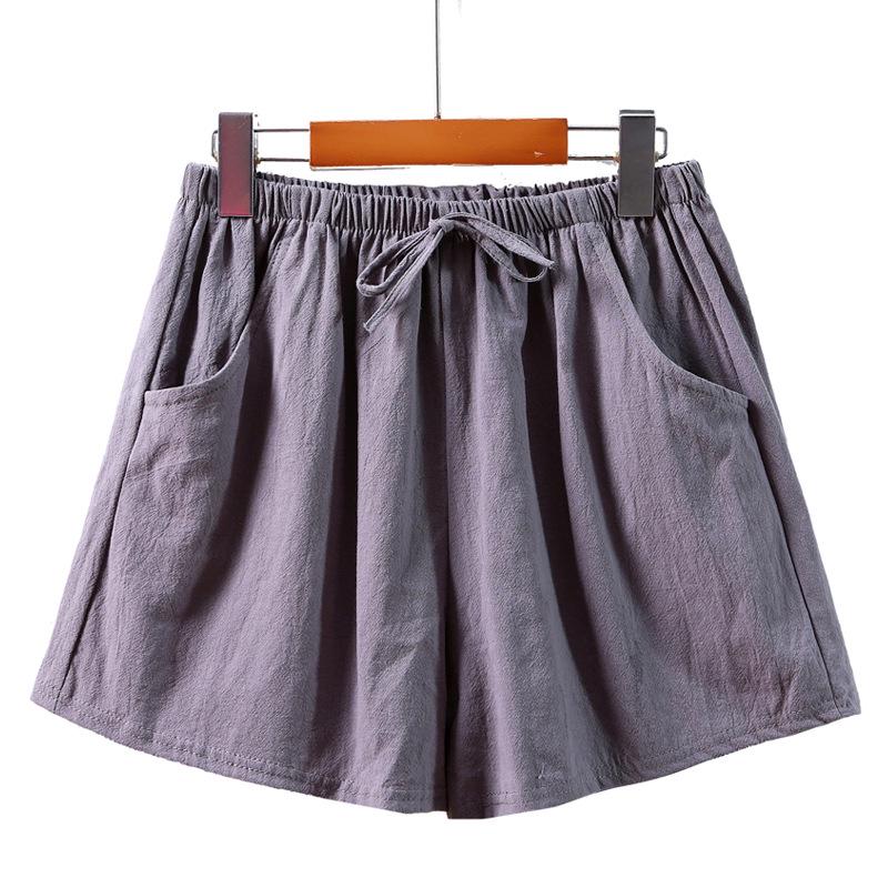 Women s High-Waisted Cotton Linen Shorts - Solid Color, Loose, Lightweight, Three-Point Summer Style
Women s High-Waisted Cotton Linen Shorts - Solid Color, Loose, Lightweight, Three-Point Summer Style