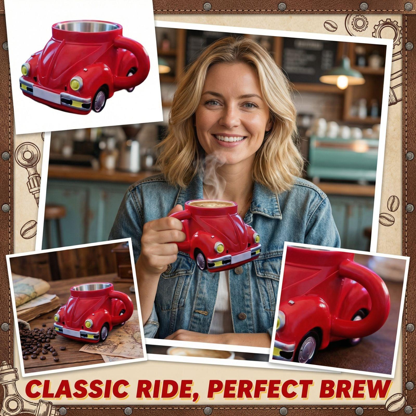Beetle Shaped Retro Car Coffee Cup One Size червоний
Beetle Shaped Retro Car Coffee Cup One Size червоний