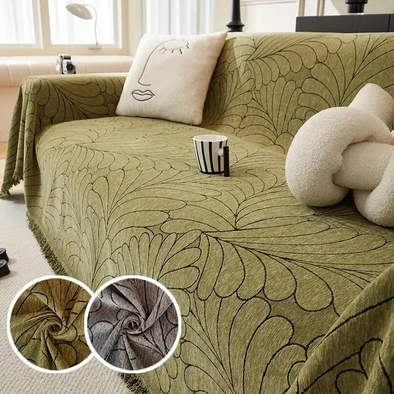 Chenille Solid Colour Sofa Cover Dustproof Anti-Scratch Home Living Room 3 Seats Sofa Protection Cover Four Seasons Universal 180x130cm
Chenille Solid Colour Sofa Cover Dustproof Anti-Scratch Home Living Room 3 Seats Sofa Protection Cover Four Seasons Universal 180x130cm