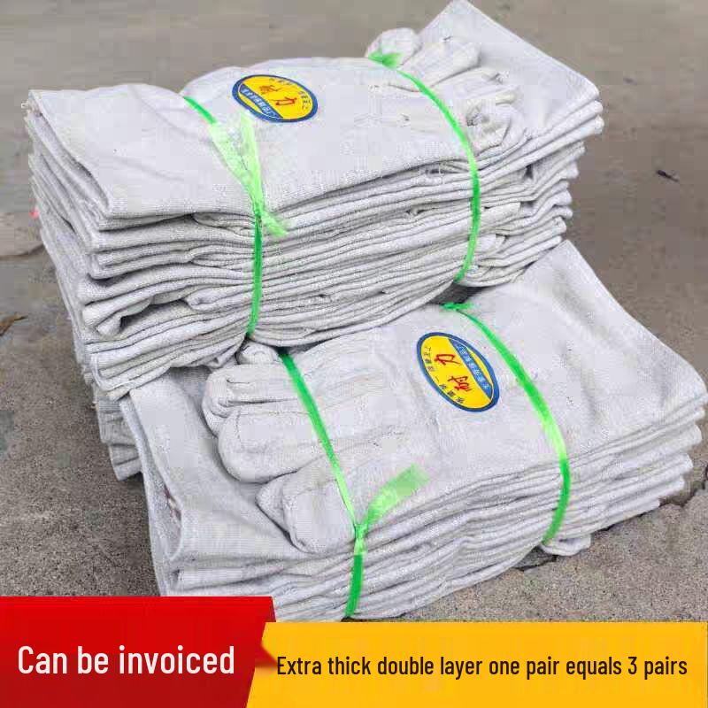 Double-Layer Canvas Industrial Work Gloves: 24-Thread, Wear-Resistant, Fully Lined, Thickened for Mechanics and Welders. 60 pcs Double-layer Fully Lined
Double-Layer Canvas Industrial Work Gloves: 24-Thread, Wear-Resistant, Fully Lined, Thickened for Mechanics and Welders. 60 pcs Double-layer Fully Lined