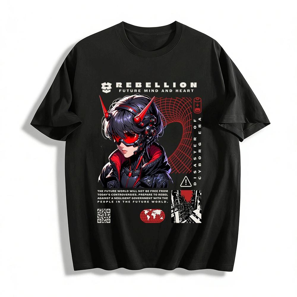 Cyberpunk Rebel Mecha Print Streetwear Unisex Top Pure cotton T-shirt XXS
Cyberpunk Rebel Mecha Print Streetwear Unisex Top Pure cotton T-shirt XXS