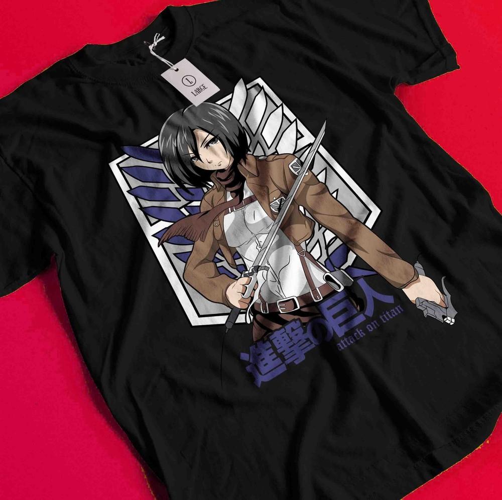Attack on Titan T-Shirt Mikasa Anime Eren AOT Levi SNK Manga Graphic Unisex Tee BB116 L
Attack on Titan T-Shirt Mikasa Anime Eren AOT Levi SNK Manga Graphic Unisex Tee BB116 L