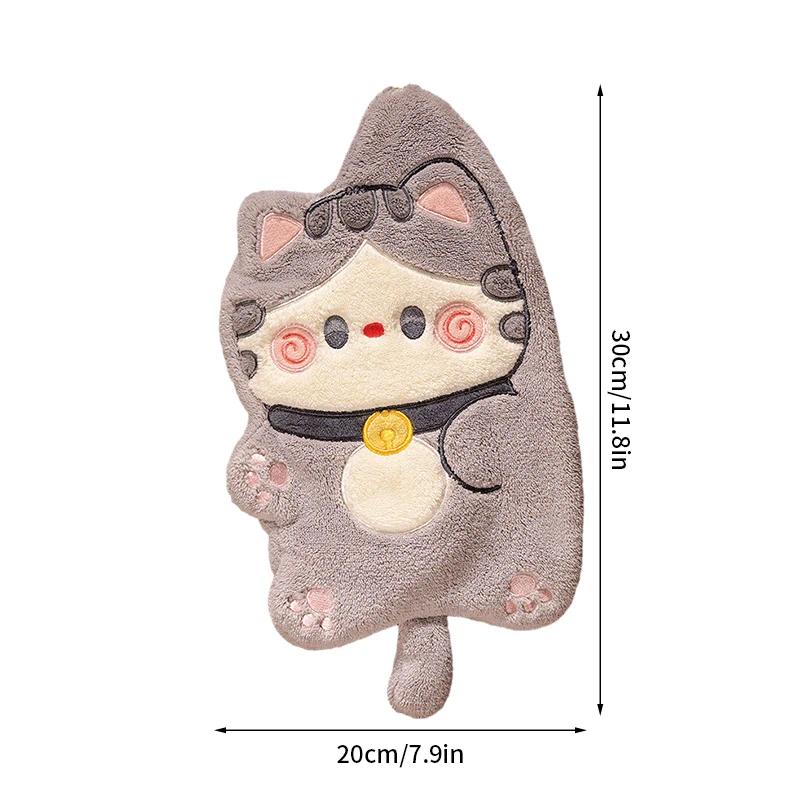 Cute Cat Hand Towel Double-thickness Hand Towel Quick-drying Absorbent Kitchen Cleaning Rag Bathroom Hanging Towels Home Supplie
Cute Cat Hand Towel Double-thickness Hand Towel Quick-drying Absorbent Kitchen Cleaning Rag Bathroom Hanging Towels Home Supplie