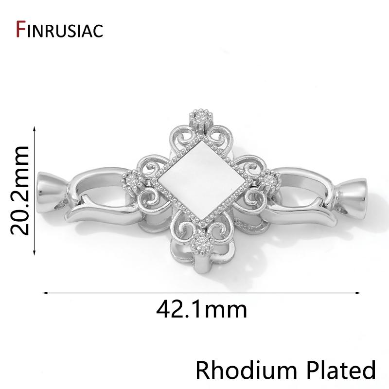 14K Gold Plated Brass Pearl Connector Fastener Clasps,Shell Zircon Flower Shape Closure Clasps For DIY Jewelry Making Findings 1 piece
14K Gold Plated Brass Pearl Connector Fastener Clasps,Shell Zircon Flower Shape Closure Clasps For DIY Jewelry Making Findings 1 piece