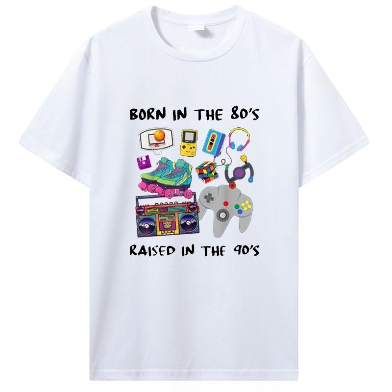 Born In The 80s Raised In The 90s TShirt Retro Style 80s 90s Graphic Tees Hobbies Lover Vintage Outfit Cool Short Sleeved top 4XL
Born In The 80s Raised In The 90s TShirt Retro Style 80s 90s Graphic Tees Hobbies Lover Vintage Outfit Cool Short Sleeved top 4XL