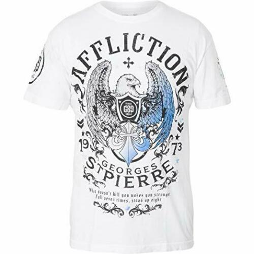 Футболка Affliction Virtue Georges St Pierre White Biker Mma Fighter 58 долларов США
Футболка Affliction Virtue Georges St Pierre White Biker Mma Fighter 58 долларов США