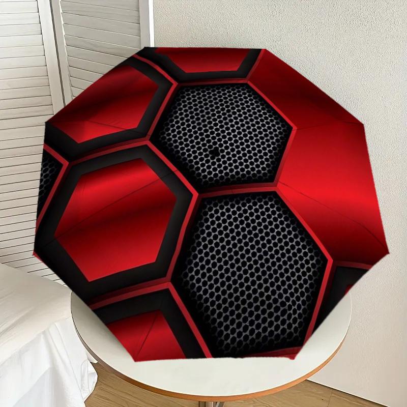 1pc Red and Black Soccer Ball Umbrella with Plastic Handle,Suitable for All Seasons Home Travel Outdoor UmbrellaDD985
1pc Red and Black Soccer Ball Umbrella with Plastic Handle,Suitable for All Seasons Home Travel Outdoor UmbrellaDD985