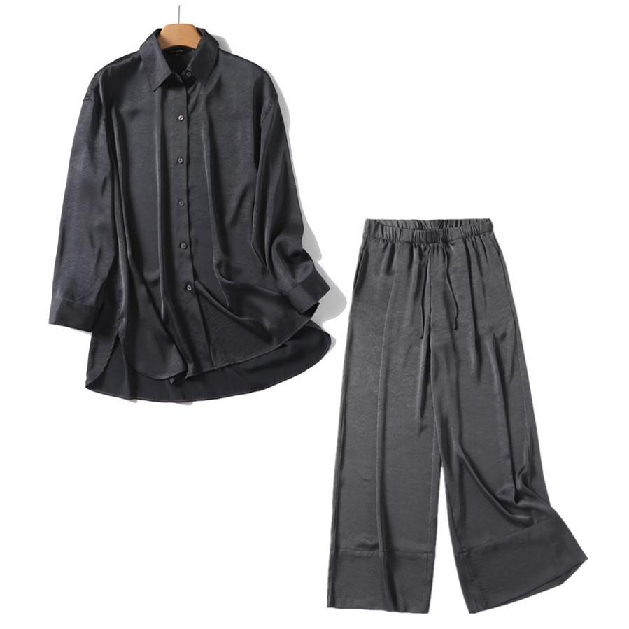 2025 Spring Women s Commuter Loose Long-Sleeve Shirt & High-Waisted Straight-Leg Pants Set Large
2025 Spring Women s Commuter Loose Long-Sleeve Shirt & High-Waisted Straight-Leg Pants Set Large