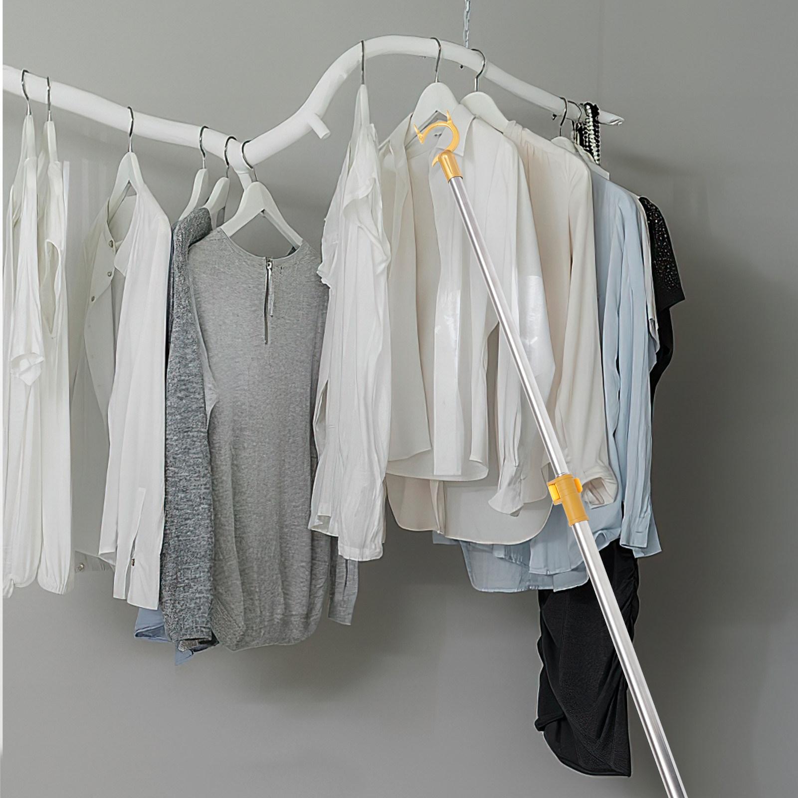 Retractable Clothesline Pole Telescoping Adjustable Metal Clothes Reach Rod for Home Balcony Drying Clothes Rod other
Retractable Clothesline Pole Telescoping Adjustable Metal Clothes Reach Rod for Home Balcony Drying Clothes Rod other