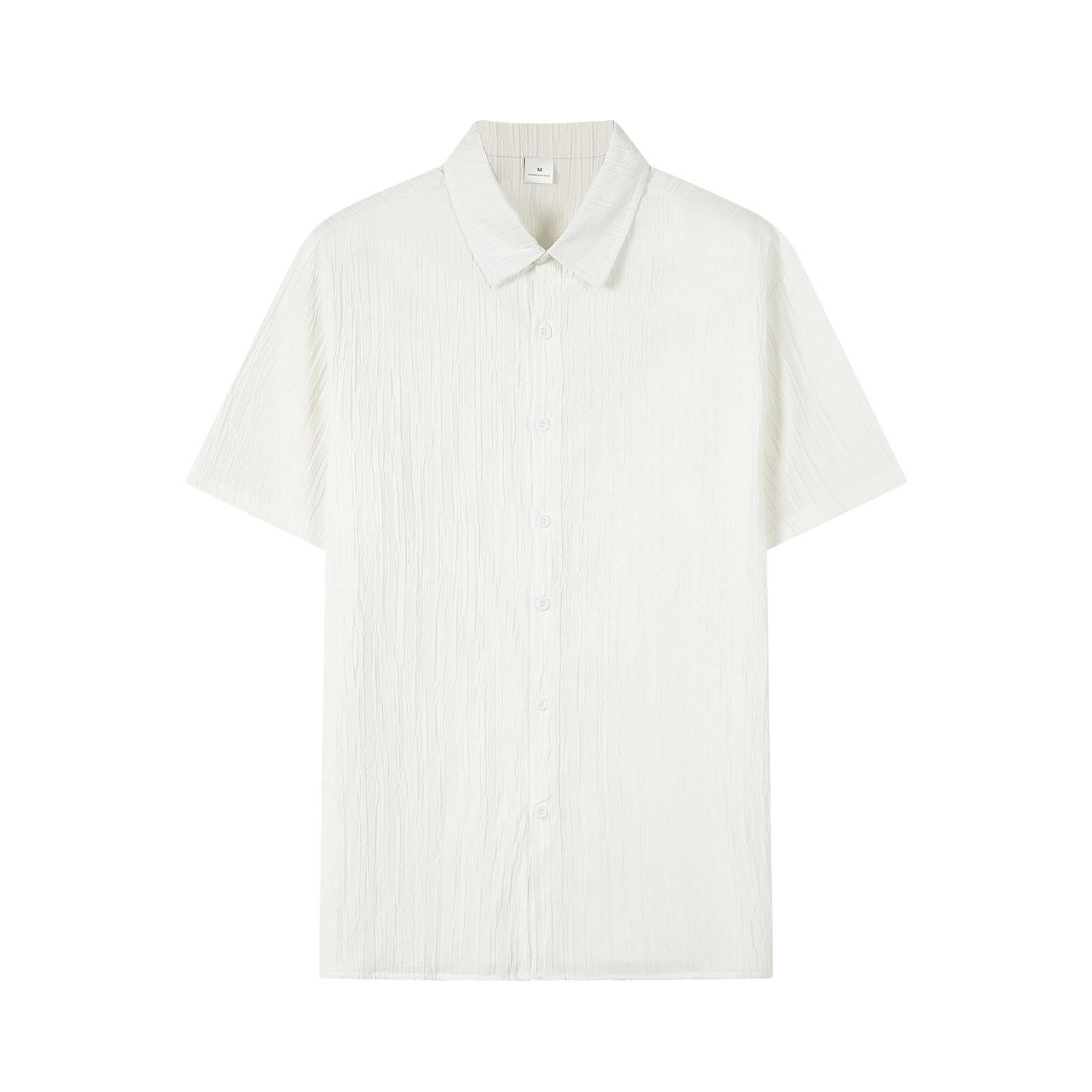 Men s Summer Hawaiian Solid Color Stripe Textured Breathable Loose Button Shirt XXXL білий
Men s Summer Hawaiian Solid Color Stripe Textured Breathable Loose Button Shirt XXXL білий