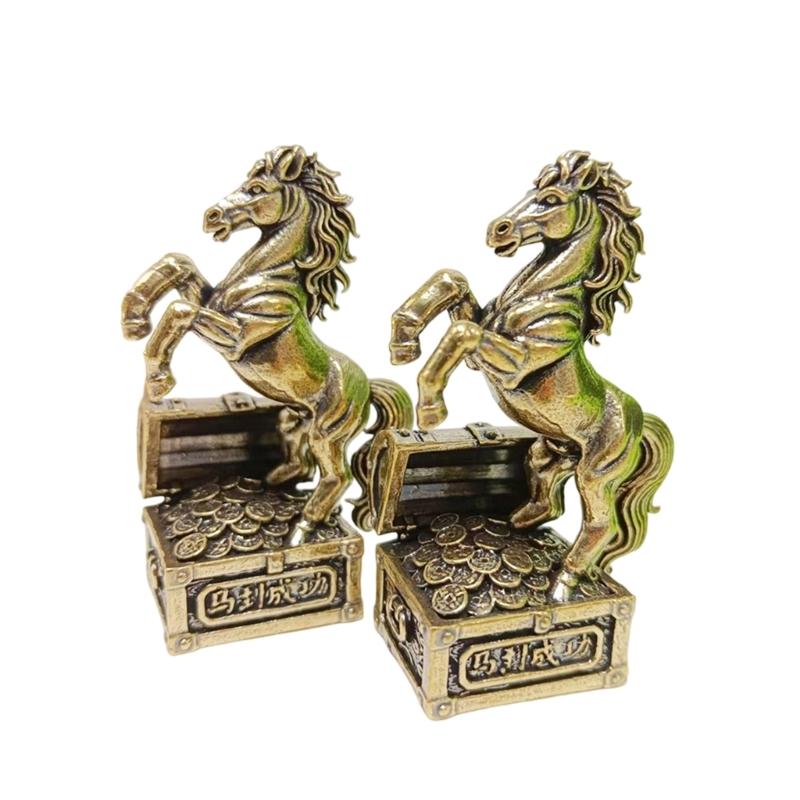 Metal Horse with Treasure Box Sculpture Representing Chinese Zodiacs Sign Perfect for Living Space Cultural Decors Gift
Metal Horse with Treasure Box Sculpture Representing Chinese Zodiacs Sign Perfect for Living Space Cultural Decors Gift