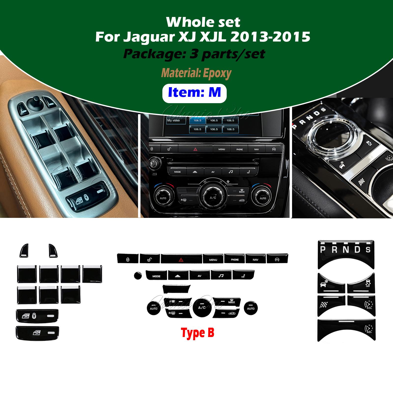 Black Epoxy Button Sticker for Jaguar XF X250 XK XKR XJ XJL Car Interior Refinishing Trim Cover for Dashboard Center Console M for XJ L set 13-15
Black Epoxy Button Sticker for Jaguar XF X250 XK XKR XJ XJL Car Interior Refinishing Trim Cover for Dashboard Center Console M for XJ L set 13-15