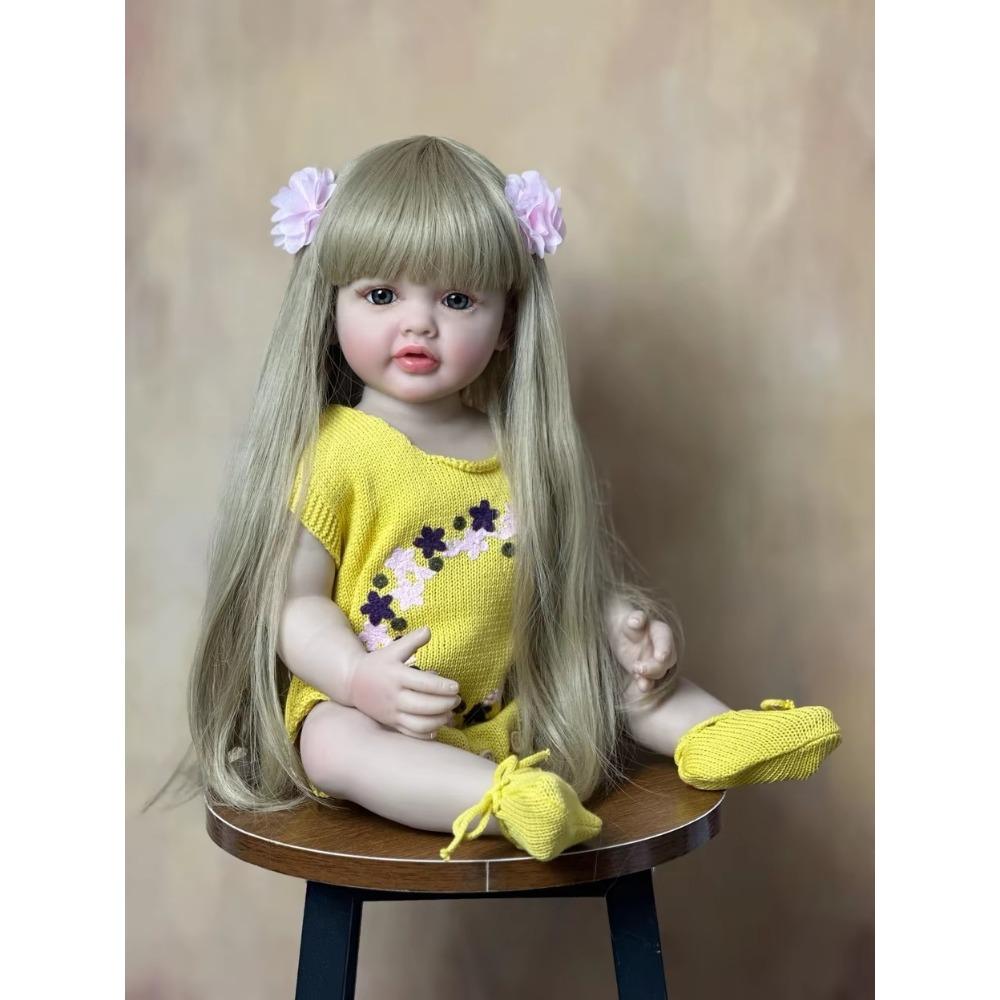 BZDOLL 55 см 22 дюйми реалістичні повністю силіконові ляльки відродження дитини Bebe новонароджена дівчинка лялька принцеса малюк іграшка подарунок коричневий
BZDOLL 55 см 22 дюйми реалістичні повністю силіконові ляльки відродження дитини Bebe новонароджена дівчинка лялька принцеса малюк іграшка подарунок коричневий