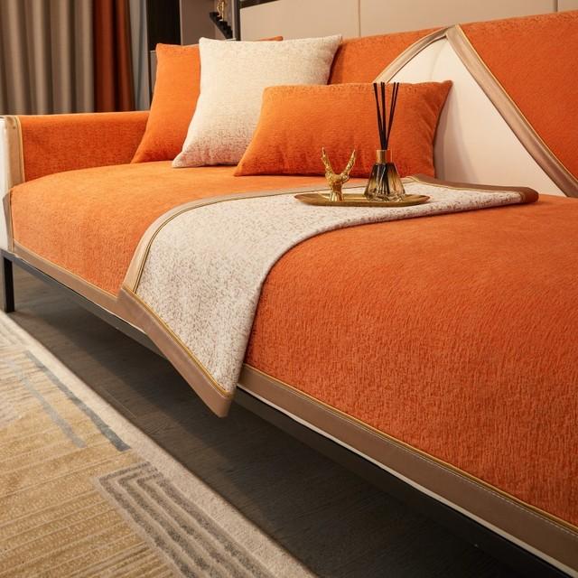 High Grade Luxury Sectional Couch Cover Four Season Universal Chenille Sofa Cover For Living Room Space Non -Slip Sofa Cushion Pad Towel 1 pillowcase 45x45cm оранжевый
High Grade Luxury Sectional Couch Cover Four Season Universal Chenille Sofa Cover For Living Room Space Non -Slip Sofa Cushion Pad Towel 1 pillowcase 45x45cm оранжевый