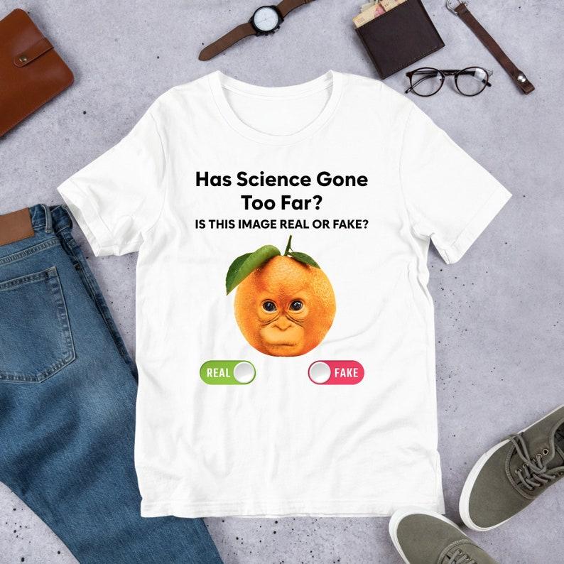 230 Gsm 100% Cotton Has Science Gone Too Far Orange Monkey Funny Meme Shirt Ironic Shirt Weirdcore Clothing Oddly Specific Unhinged Shirt Cursed 3XL білий
230 Gsm 100% Cotton Has Science Gone Too Far Orange Monkey Funny Meme Shirt Ironic Shirt Weirdcore Clothing Oddly Specific Unhinged Shirt Cursed 3XL білий