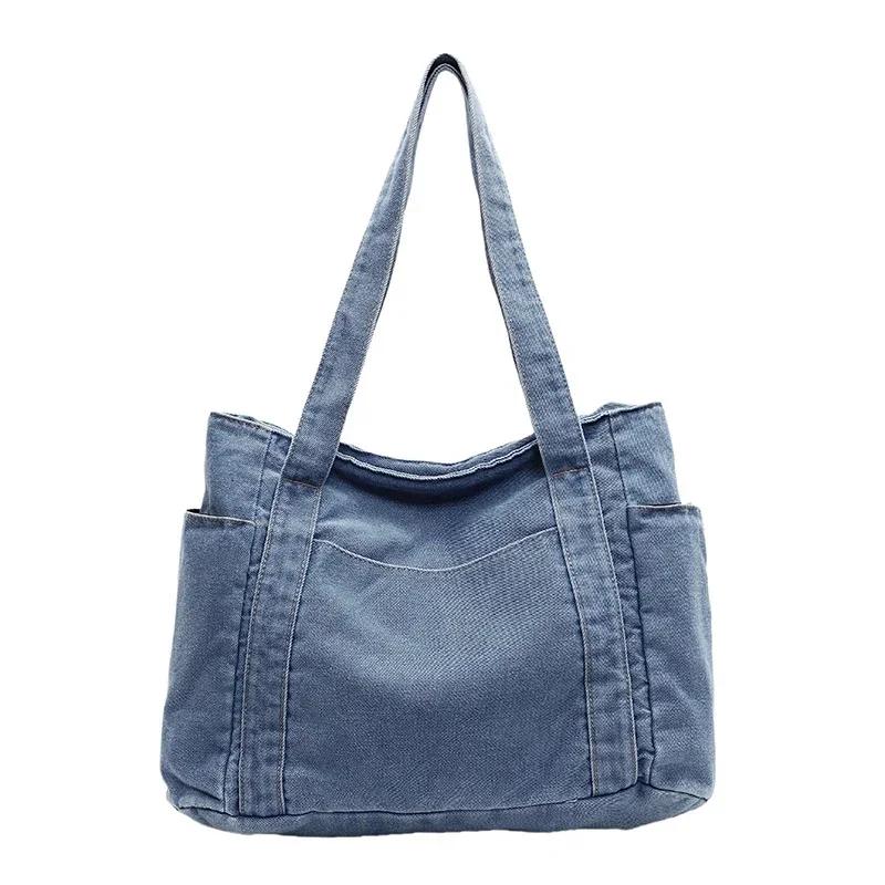 New Solid Color Denim Sweet Shoulder Bags 2026 High Quality Fashi Retro Bags for Women Ccise Simple Trendy Women s Handbags світло-синій колір
New Solid Color Denim Sweet Shoulder Bags 2026 High Quality Fashi Retro Bags for Women Ccise Simple Trendy Women s Handbags світло-синій колір