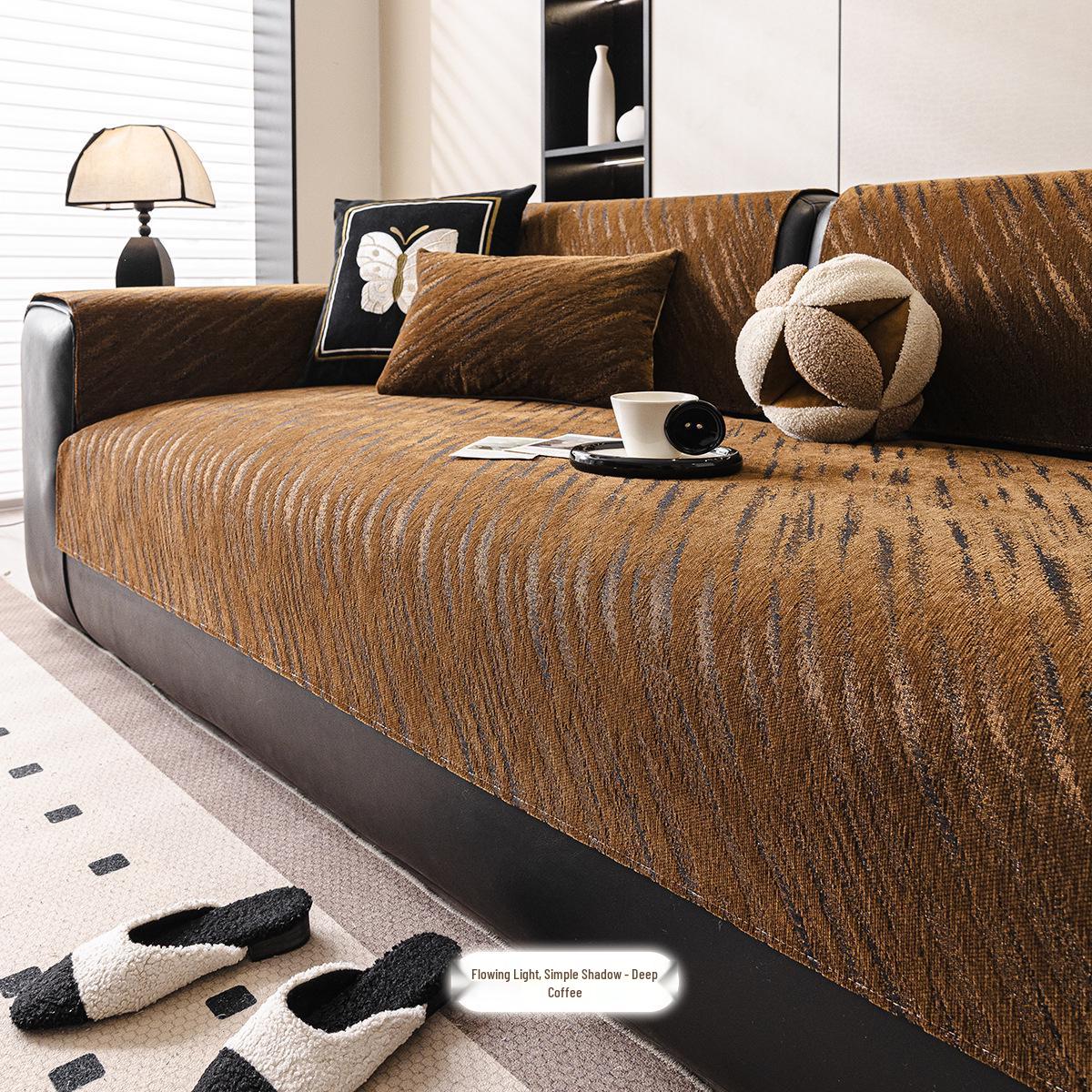 All-Season Chenille Sofa Cushion Cover: Non-Slip, High-End Pad for Leather Sofas 70x70cm колір темно кави
All-Season Chenille Sofa Cushion Cover: Non-Slip, High-End Pad for Leather Sofas 70x70cm колір темно кави