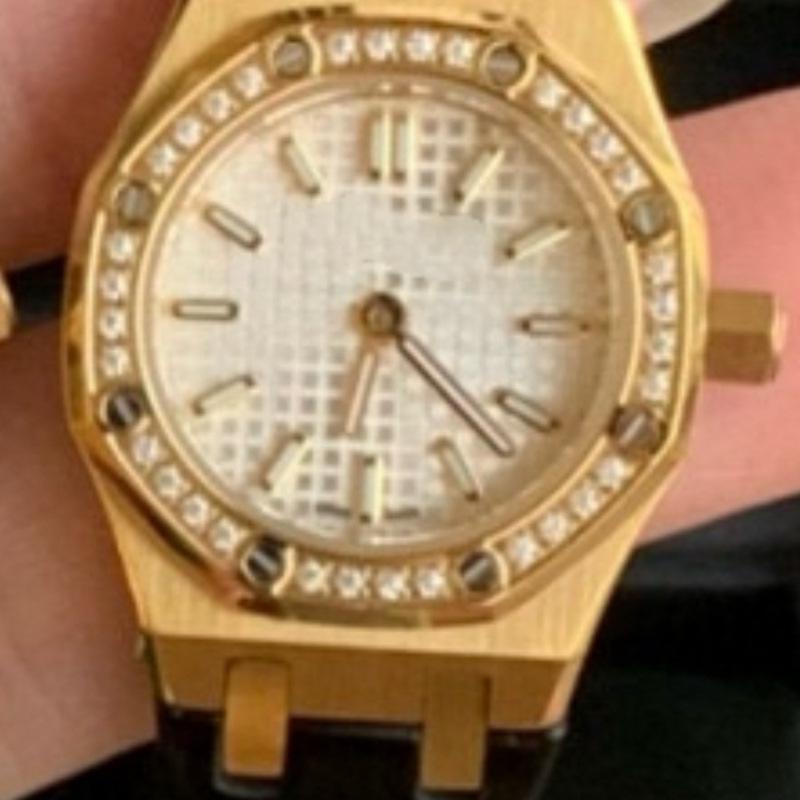Royal Oak AP Women s Watch, 23mm, Frosted Gold & Rose Gold, Diamond Inlay, 316 Stainless Steel, Multiple Bracelet Options
Royal Oak AP Women s Watch, 23mm, Frosted Gold & Rose Gold, Diamond Inlay, 316 Stainless Steel, Multiple Bracelet Options